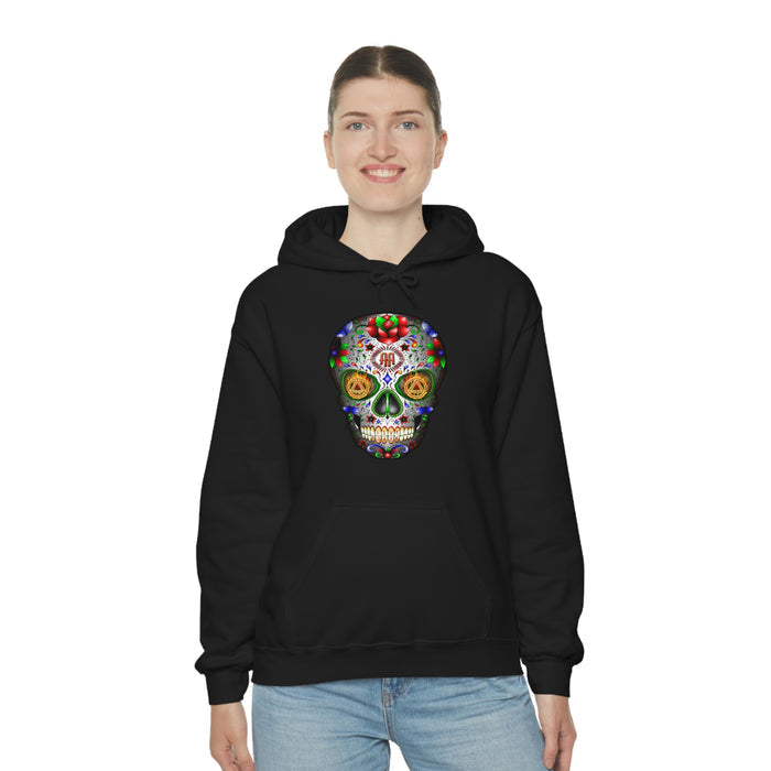 AA Sugar Skull dtg Hoodie