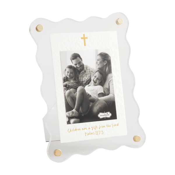 Acrylic Cross Frame - Wee Bee Baby Boutique