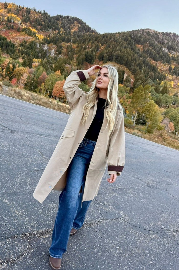 Long Trench Coat, Womens Chore Coat, Womens Barn Coat, Duster Coat, Womens Trendy Coat