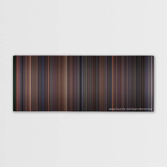 Air Force One color palette canvas print: thousands of thin vertical stripes of color