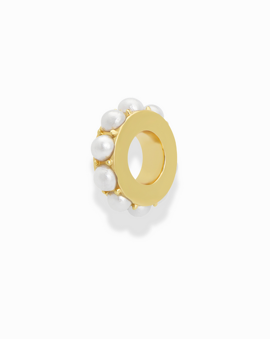 Alden Pearl Charm Spacer - Mod + Jo - Jewelry built to last, advanced plating technology