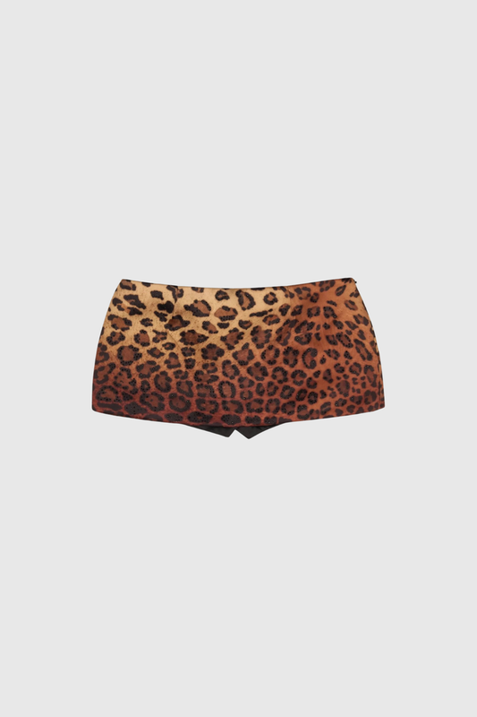 Amytis Leopard Mini Skirt