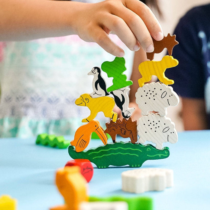 Animal Upon Animal Game - Compact Version - Wee Bee Baby Boutique