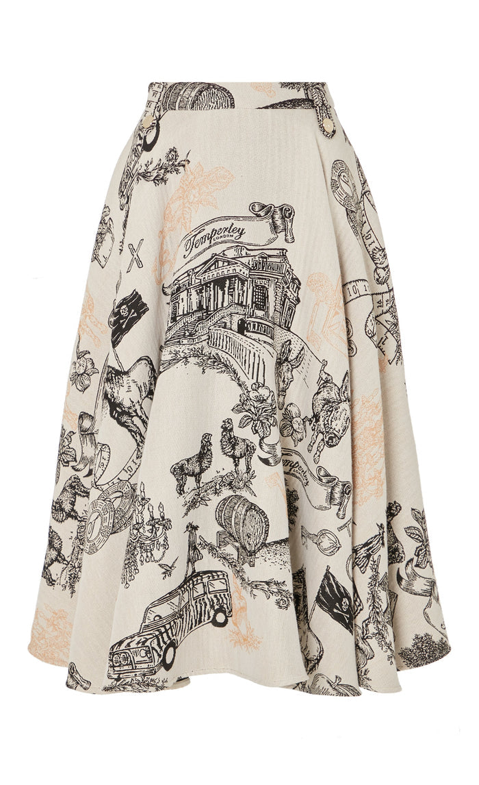 Anniversary Skirt - White