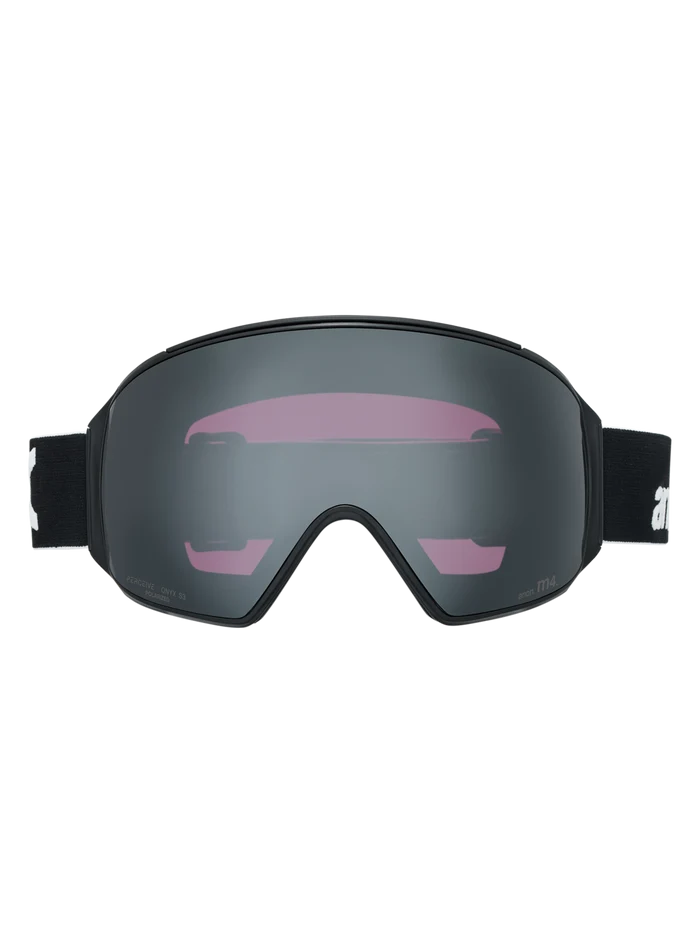 Product image of Anon M4 Goggles (Toric) + Polarized Perceive Lens[Variant:Frame: Black, Lens: Perceive Sunny Polarized Onyx (10% / S3), Spare Lens: Perceive Variable Violet (34% / S2)]