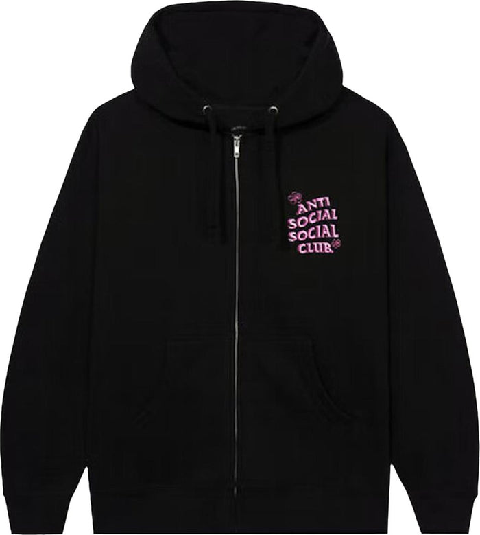 Anti Social Social Club - Coral Crush Hoodie Black - Clique Apparel
