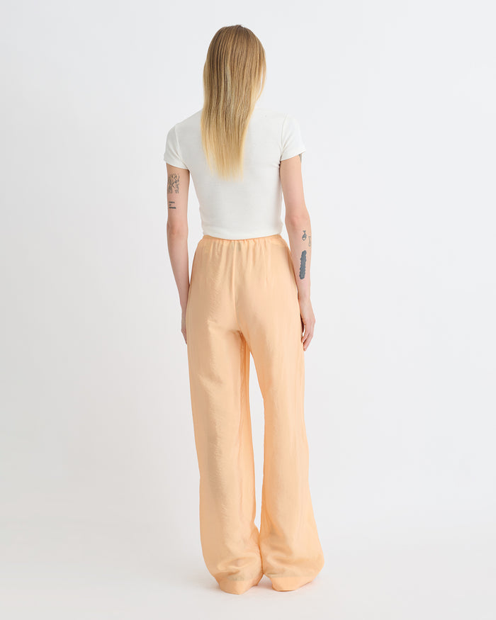 Arvenn - Crepe Organza Pants - Apricot
