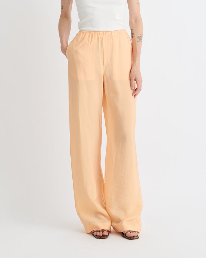 Arvenn - Crepe Organza Pants - Apricot