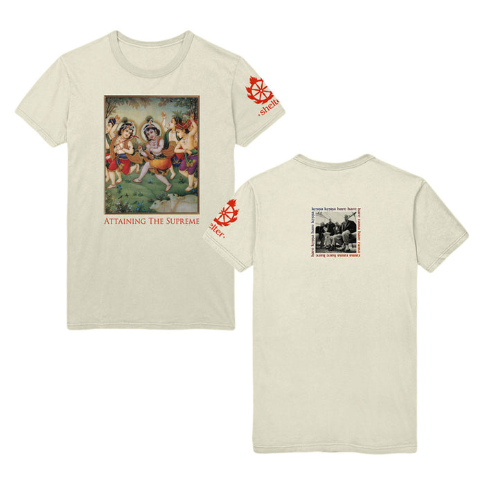 shelter Attaining The Supreme Natural Tee front and back