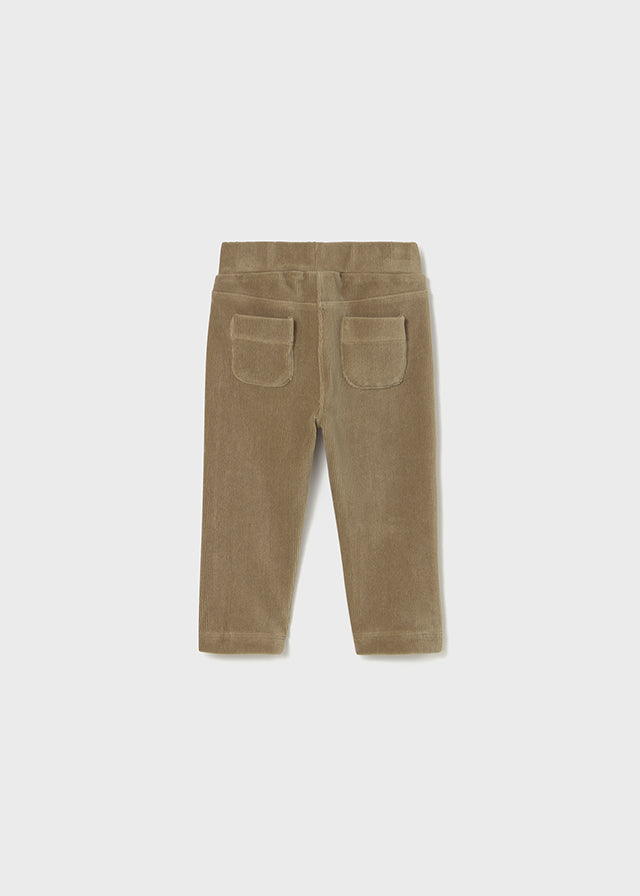 Baby + Toddler Slim Fit Corduroy Pants - Cinnamon - Wee Bee Baby Boutique