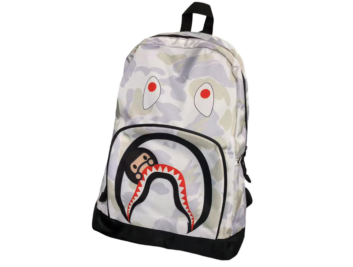 BAPE Baby Milo Camo Bag White