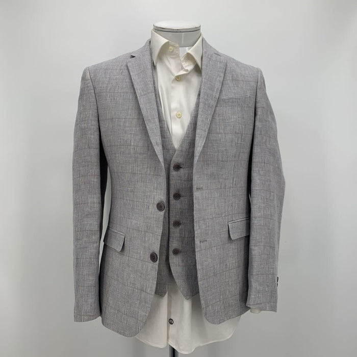Bar III Linen 3-Piece Suit