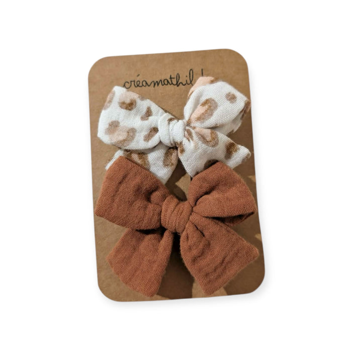 Barrettes noeud | Camel