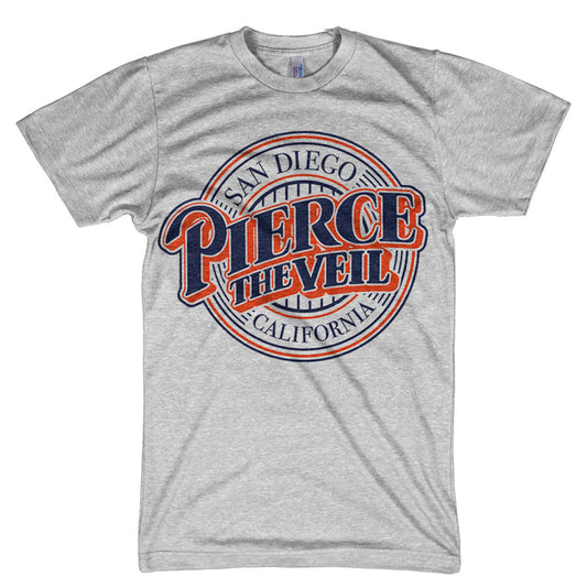 Pierce the veil Baseball Logo - Heather Grey T-Shirt