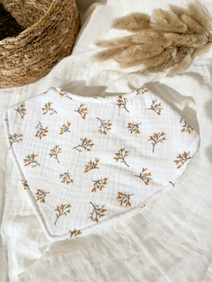 Bavoir bandana | Fleuri