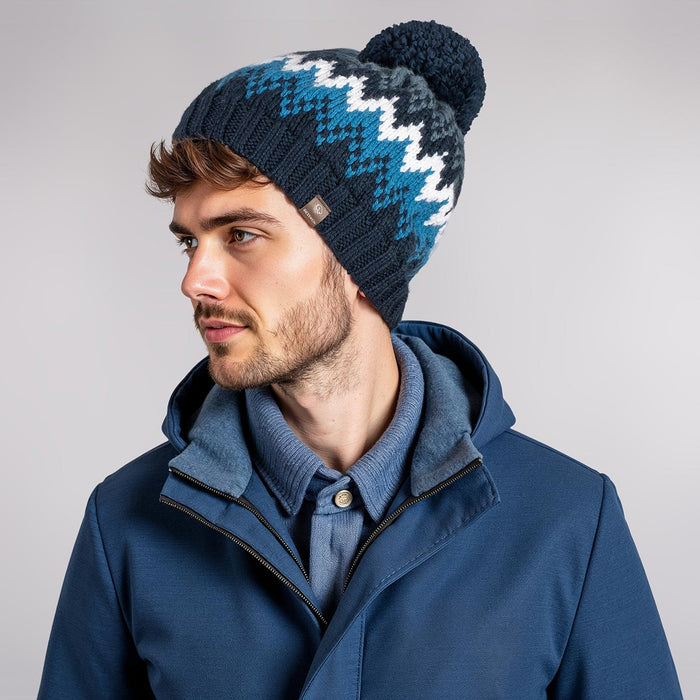 Giesswein Beanie Fäustling - ocean blue 540