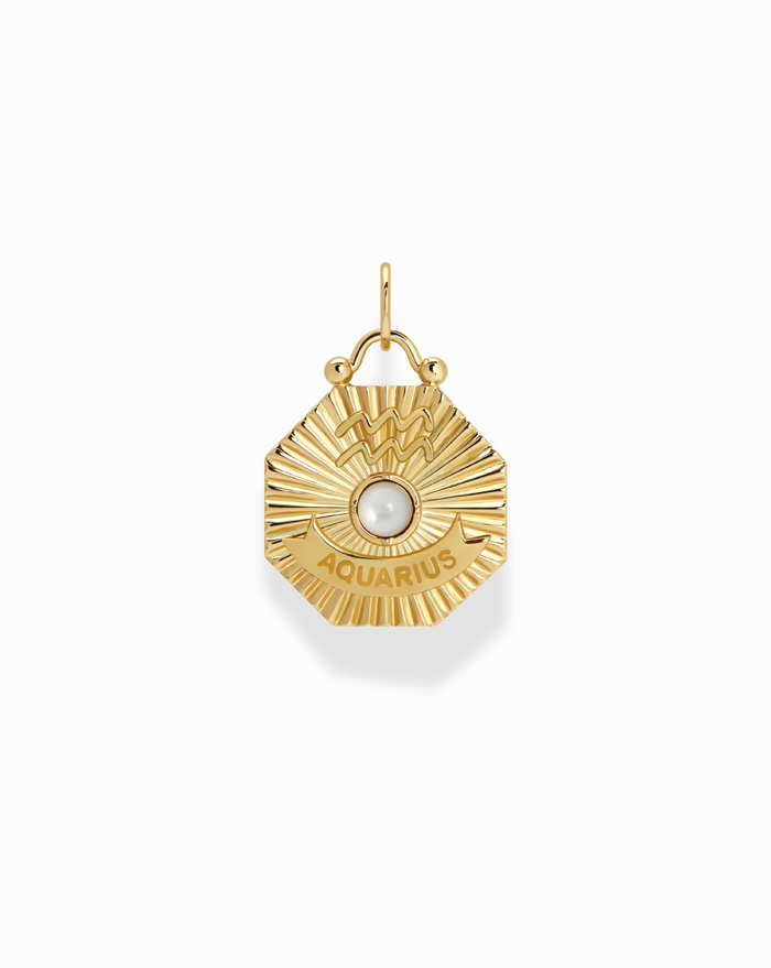 Becca Zodiac Charm - Mod + Jo - Jewelry built to last, advanced plating technology