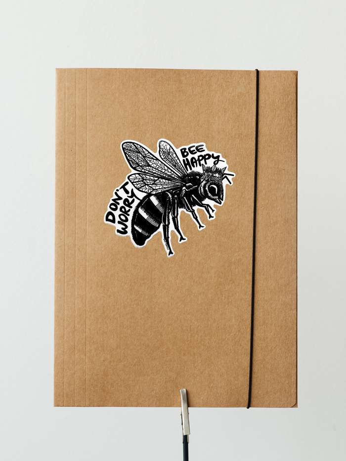 BEE HAPPY Eco Vinyl Stickers