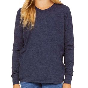 Bella + Canvas Kids Heather CVC Long-Sleeve T-Shirt
