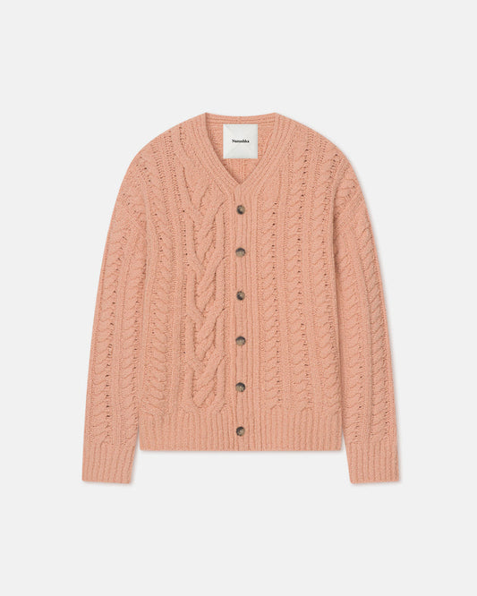 Berit - Boucle cardigan - Apricot