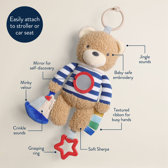 Bitzy Traveler - Bear - Wee Bee Baby Boutique