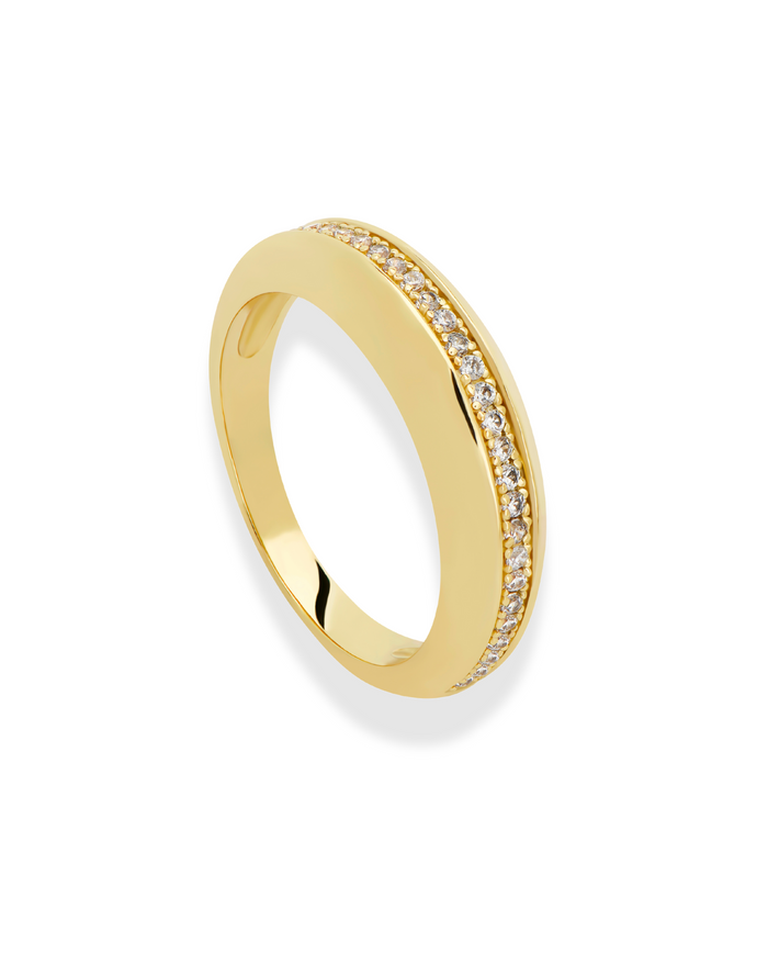 Blair Pave Mini Dome Ring - Mod + Jo - Jewelry built to last, advanced plating technology