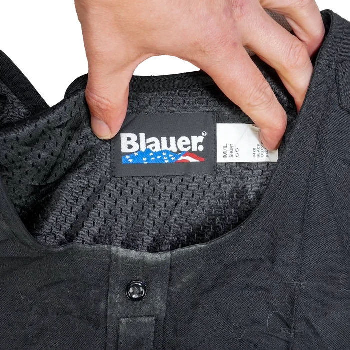 Blauer ArmorSkin Black Carrier Vest - Medium-Large Short - Army & Outdoors - Combat Vests