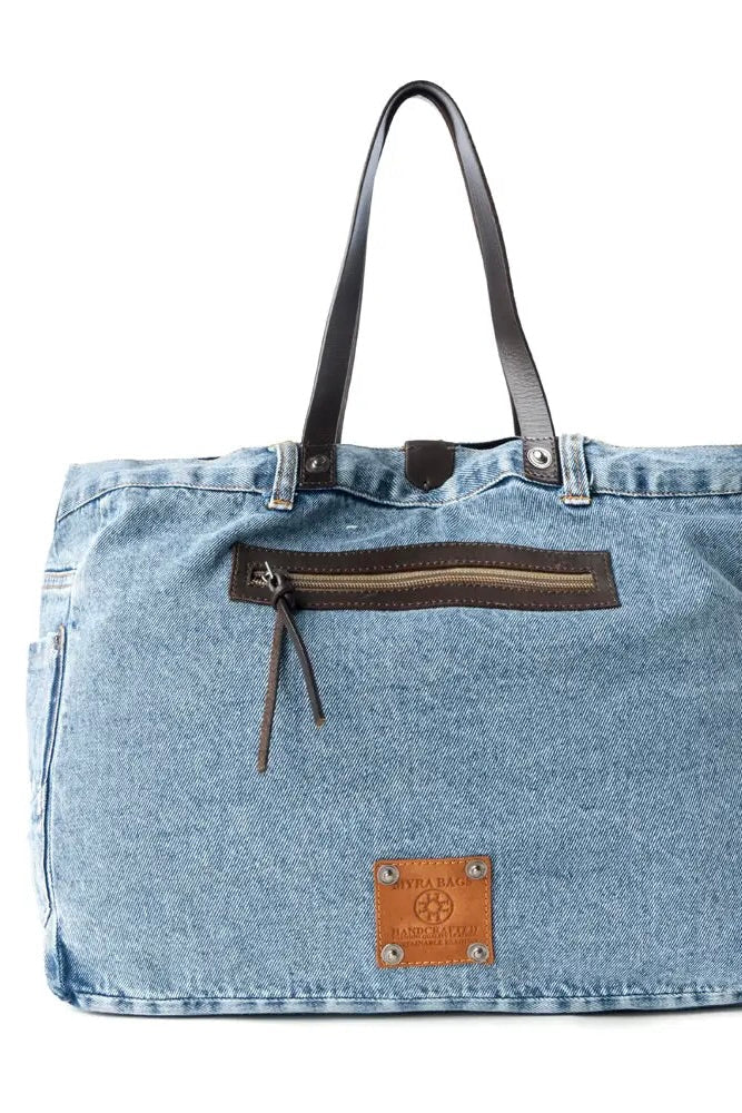 Blue Jean Beauty Denim Tote Bag