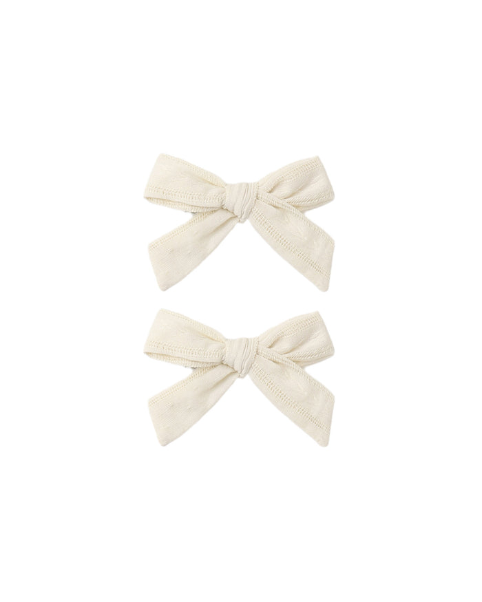 Bows, Set Of 2 || Natural