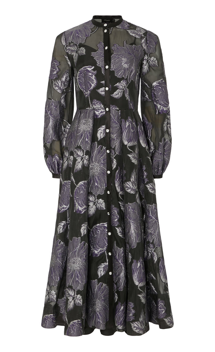Bridget Cocktail Dress - Black & Silver
