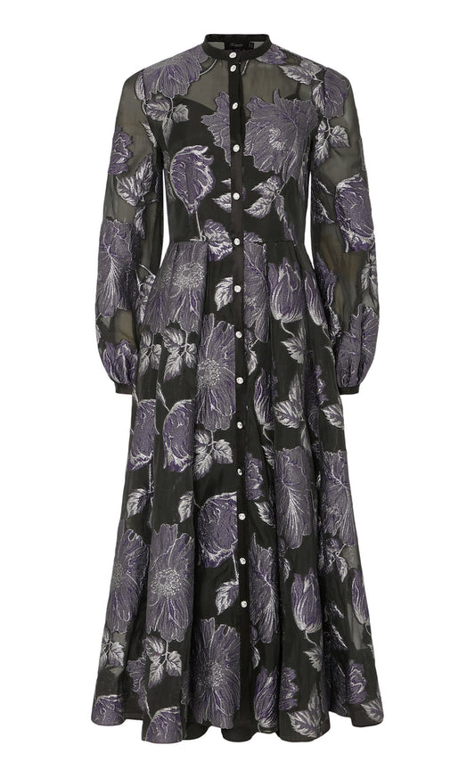 Bridget Cocktail Dress - Black & Silver