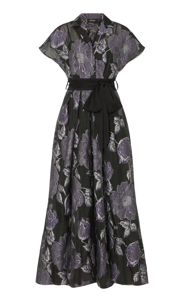 Bridget Gown - Black & Silver