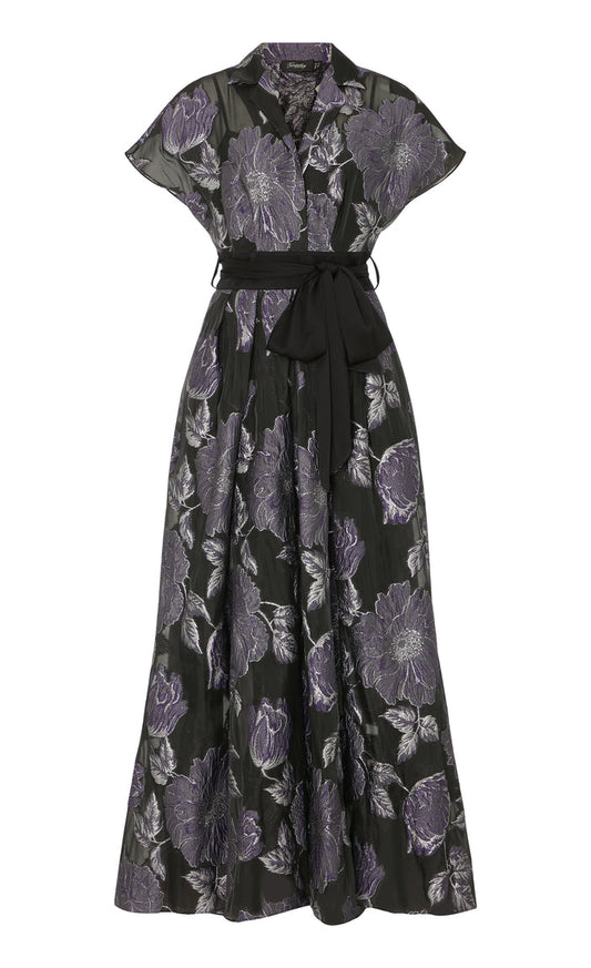 Bridget Gown - Black & Silver