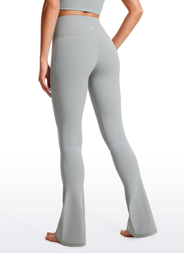 CRZ YOGA Women  Butterluxe High Waist Pockets Mini Flared Leggings 32" Sterling