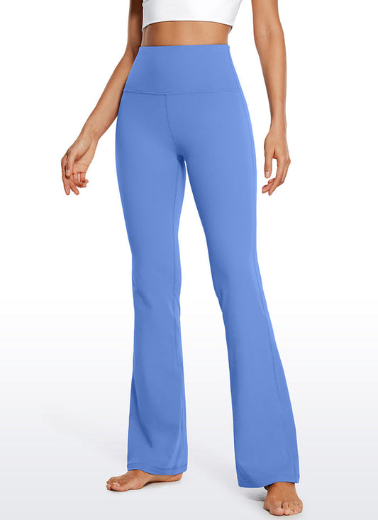 CRZ YOGA Women's Butterluxe High Waist Flare Leg Bootcut Leggings 32" Wild Indigo