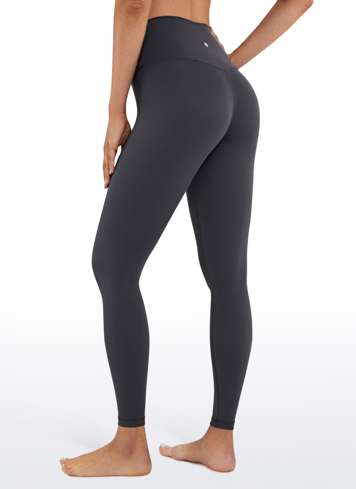 CRZ YOGA Women's Yoga High Rise Butterluxe Ankle Leggings 26.5'' Melanite