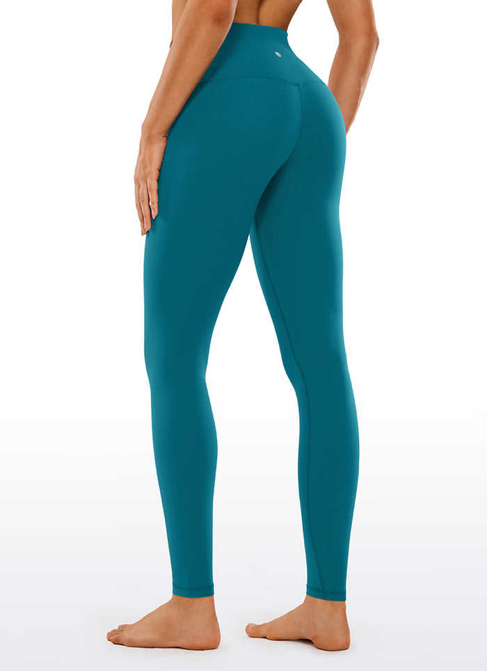 CRZ YOGA Women's Yoga Lounge High Rise Butterluxe Yoga Leggings 30'' Green Jade