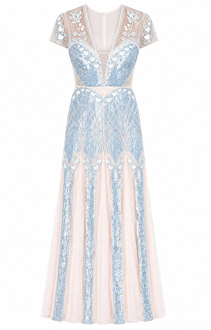 Cabira Gown - Powder Blue