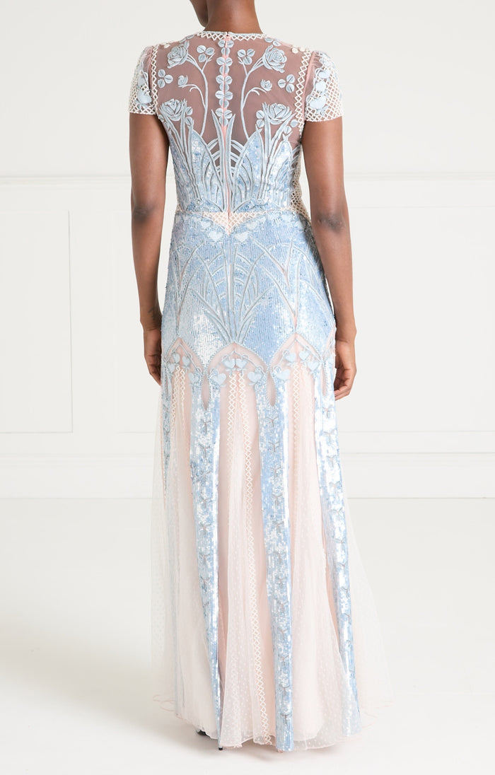 Cabira Gown - Powder Blue