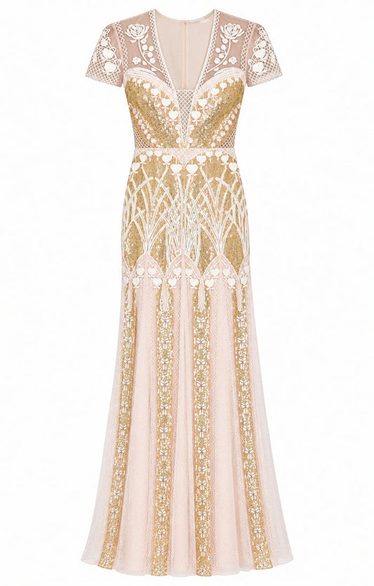 Cabira Gown - Rose Gold