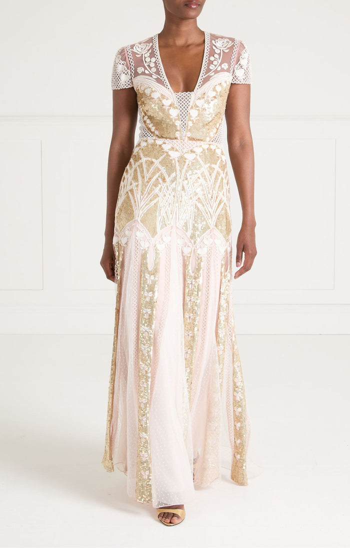 Cabira Gown - Rose Gold