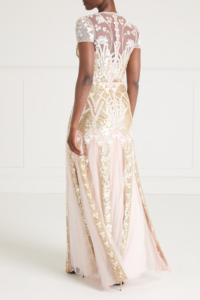 Cabira Gown - Rose Gold