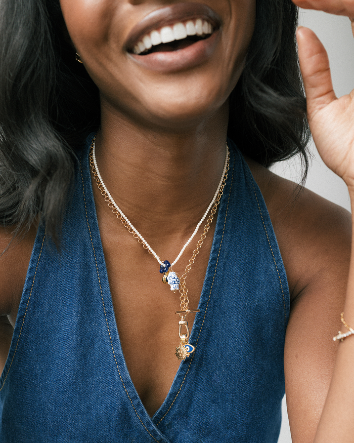 Mediterranean Summer Charm Necklace Set - Mod + Jo - Jewelry built to last, advanced plating technology