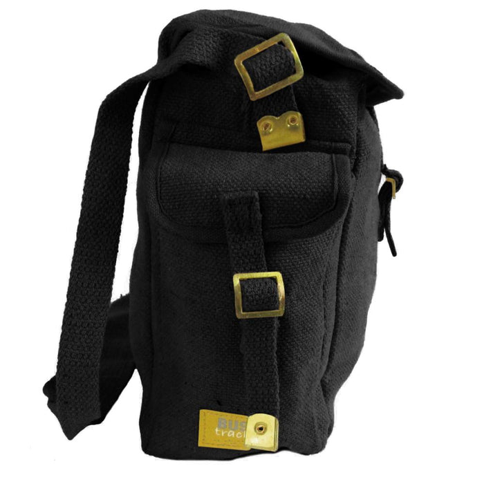 Canvas Haversack - Black - Bushtracks - Shoulder Bags