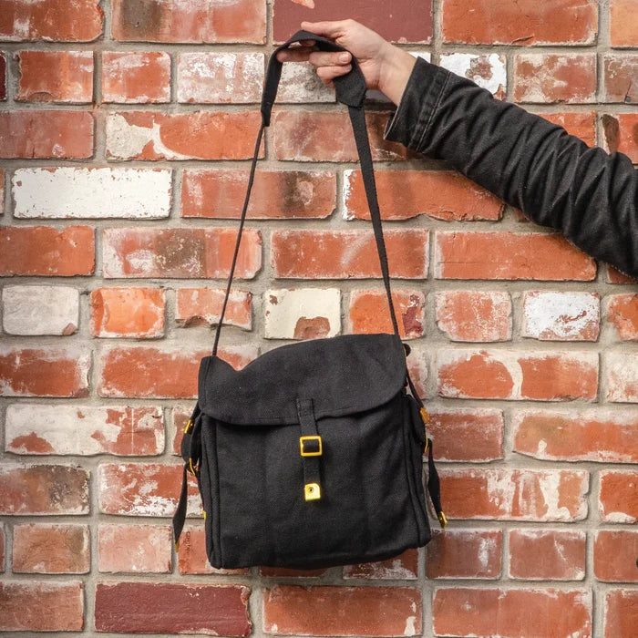 Canvas Haversack - Black - Bushtracks - Shoulder Bags