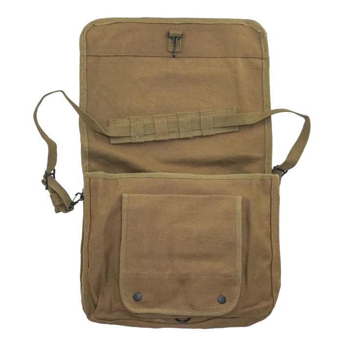Canvas Paratrooper Emblem Messanger Bag - Army and Outdoors - Shoulder Bags