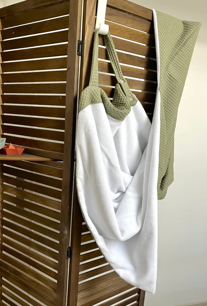 Cape de bain tablier | Noisette