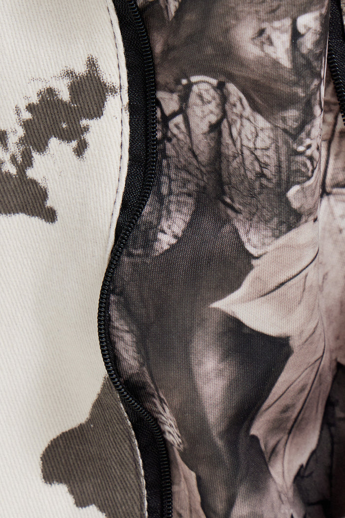 Caprina Deconstruct Print Barrel Jeans