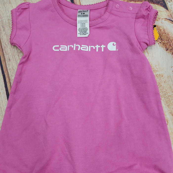 CARHARTT FLORAL ROMPER 2 PC SET CG9841