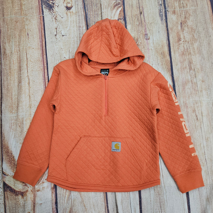 CARHARTT QUILTED CORAL JERSEY HALF ZIP CA7132